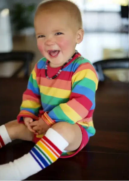 Pride Socks Toddler Rainbow Striped Tubes - Socks
