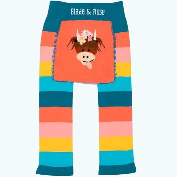 Blade & Rose Bonnie the Highland Cow Footless Tights - Tights