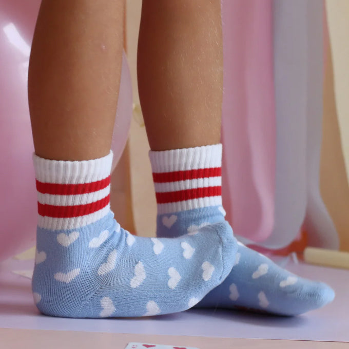 Lillster Hearty Heaven Socks - Blueish - Kiddo