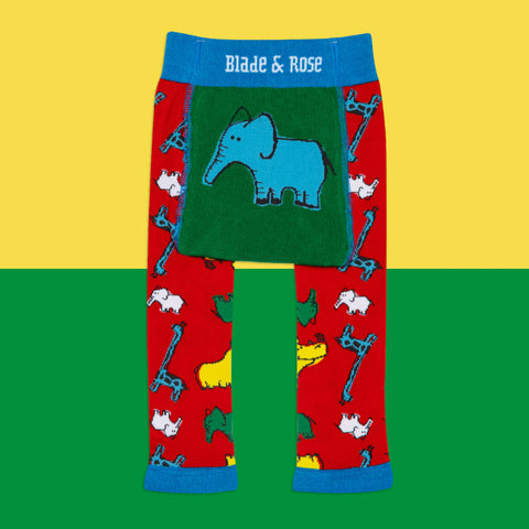 Blade & Rose Footless Tights - Brave & Bold Elephant
