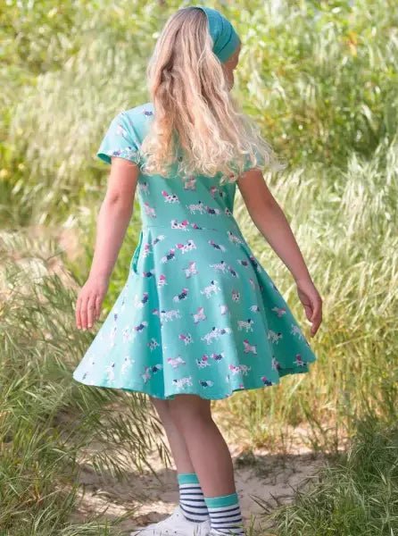Flora and Friends Organic Cotton Jersey Twirling Dress - Dresses
