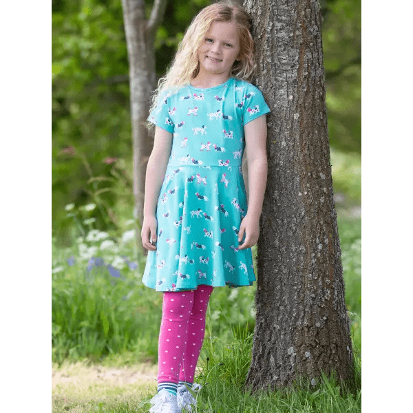 Flora and Friends Organic Cotton Jersey Twirling Dress - Dresses