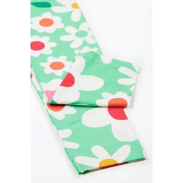 Frugi Leona Daisy Field Organic Cotton Girls Leggings - Leggings