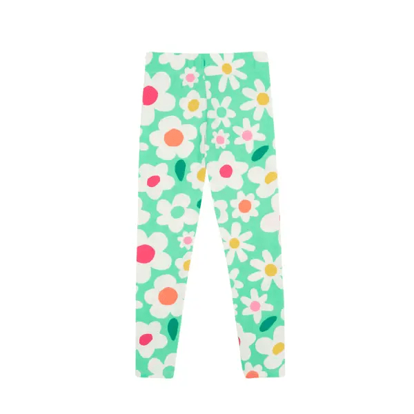 Frugi Leona Daisy Field Organic Cotton Girls Leggings - Leggings