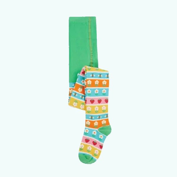 Frugi Norah Daisy Fair Isle Girls Tights - Socks