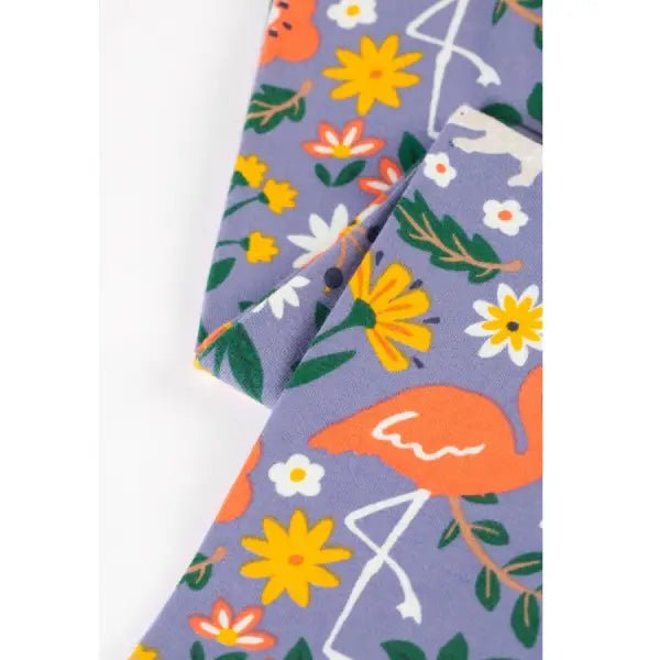 Frugi Organic Libby Leggings Rainforest Friends Print - Leggings