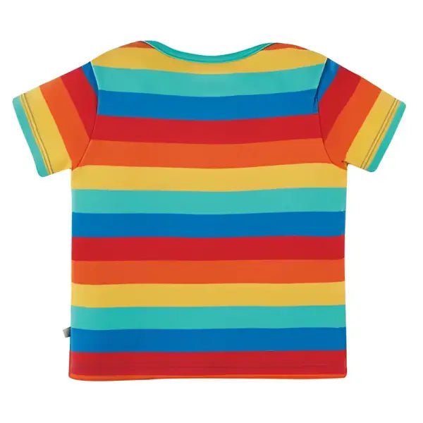 Frugi Organic Rainbow Sun T-Shirt Organic Cotton Rib - T-shirts