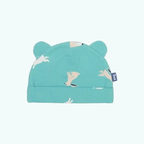 Kite Organic Hare Hug Print Organic Cotton Hat - Hats
