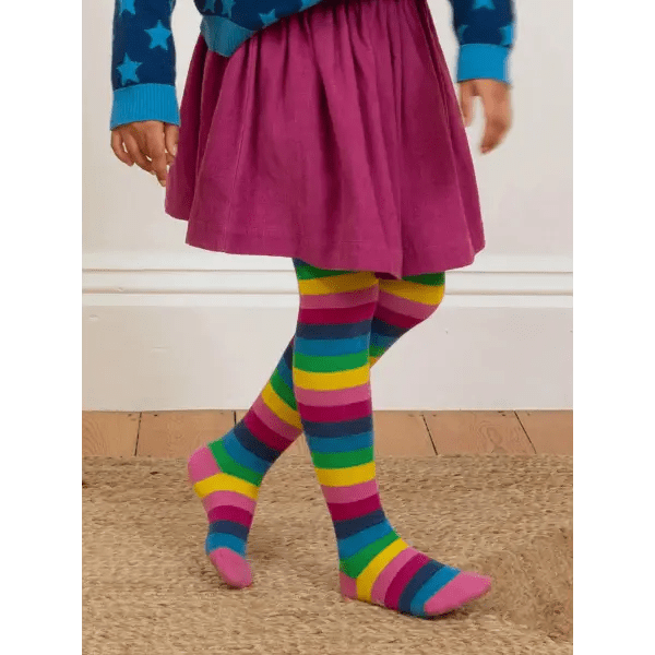 Kite Organic Rainbow Tights – Kids Cotton Leggings - Tights