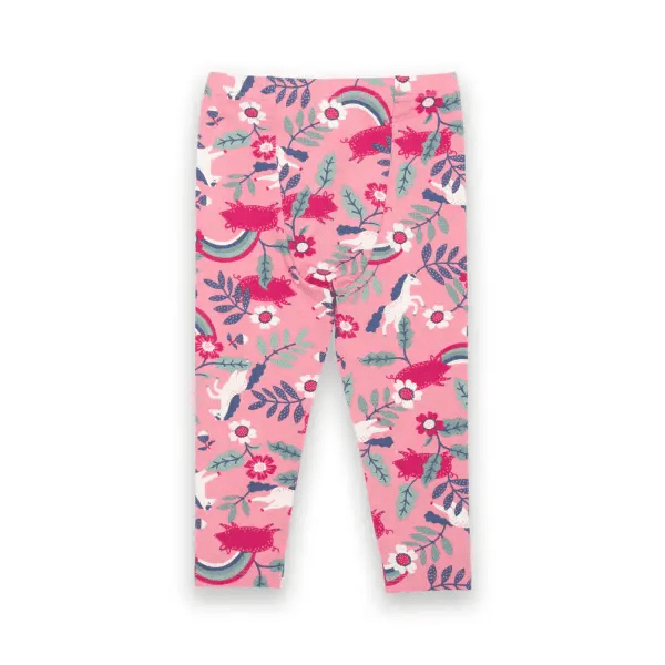 Kites Pig Pannage Print Organic Cotton Leggings - Leggings
