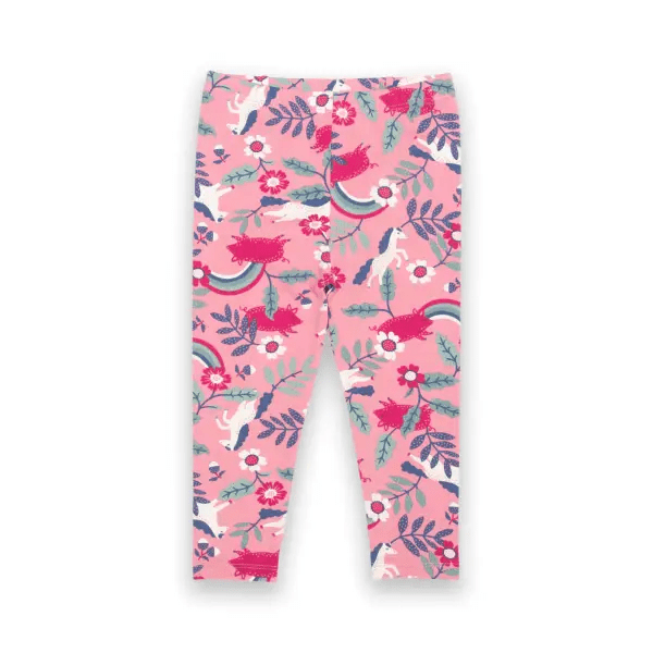 Kites Pig Pannage Print Organic Cotton Leggings - Leggings