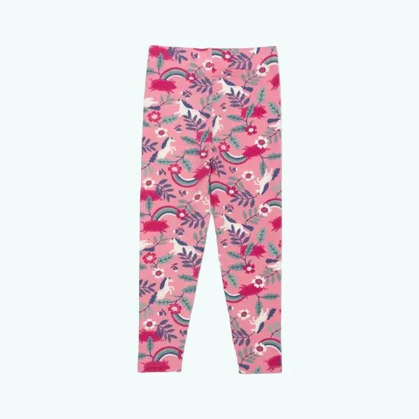 Kites Pig Pannage Print Organic Cotton Leggings - Leggings