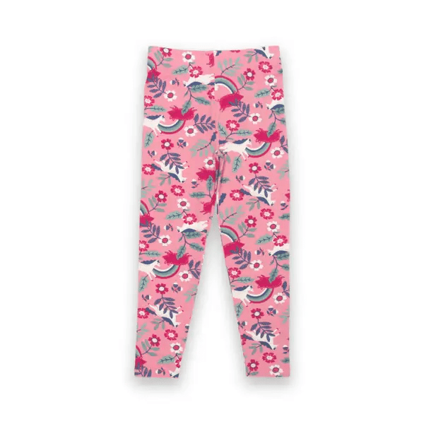Kites Pig Pannage Print Organic Cotton Leggings - Leggings