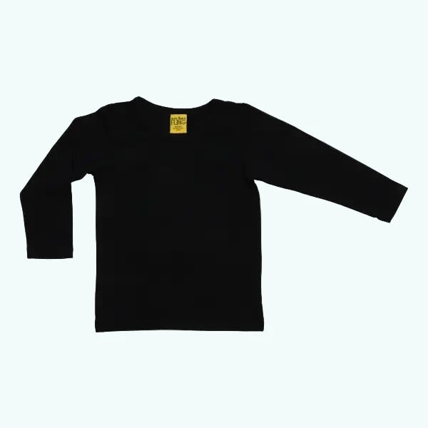 More Than a Fling |Black l/s T-Shirt - Long Sleeve Top