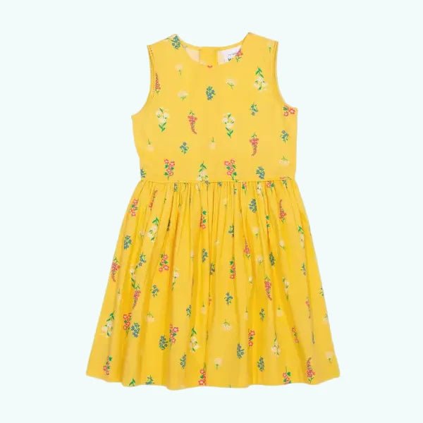 Organic Cotton Poplin Dress Wilds and Weeds Print - Dresses