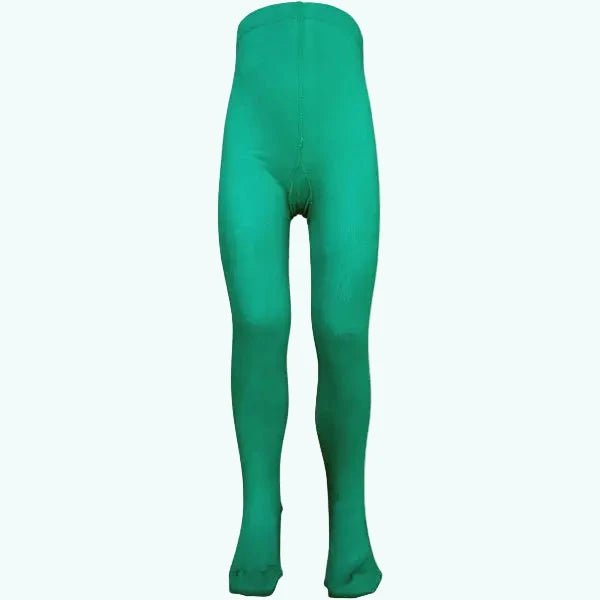 Slugs & Snails Emerald Green Organic Cotton Kids Tights - Tights