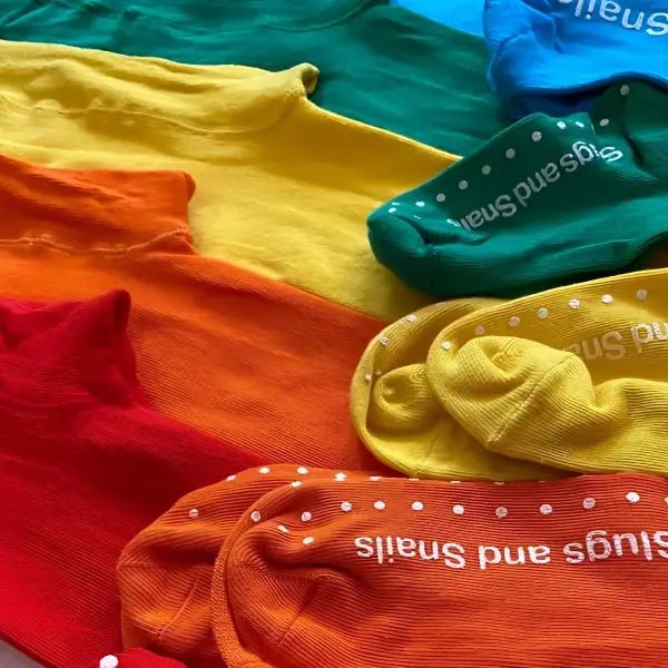 Slugs & Snails Organic Kids Tights – Orange Peel - Tights