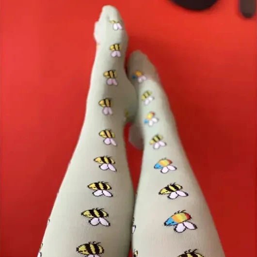 Slugs & Snails Organic Rainbees Kids Tights - Tights