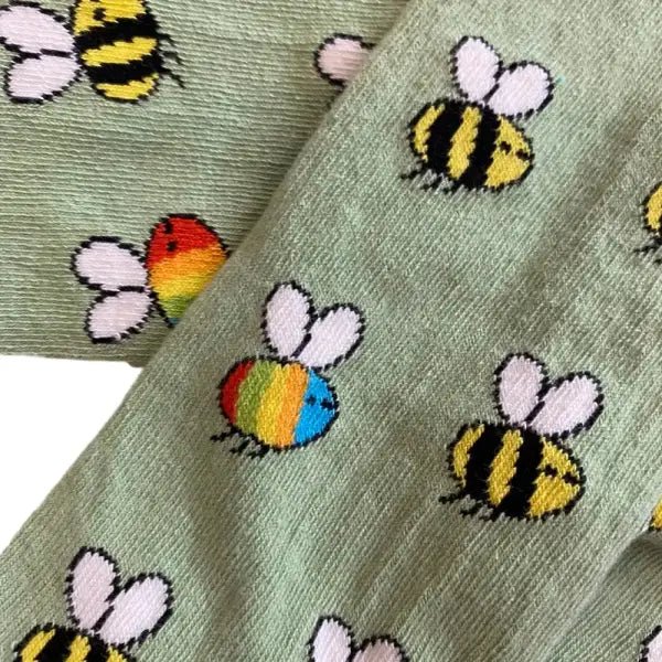 Slugs & Snails Organic Rainbees Kids Tights - Tights