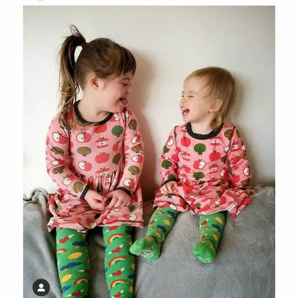Slugs & Snails Organic Retro Kids Tights - Tights