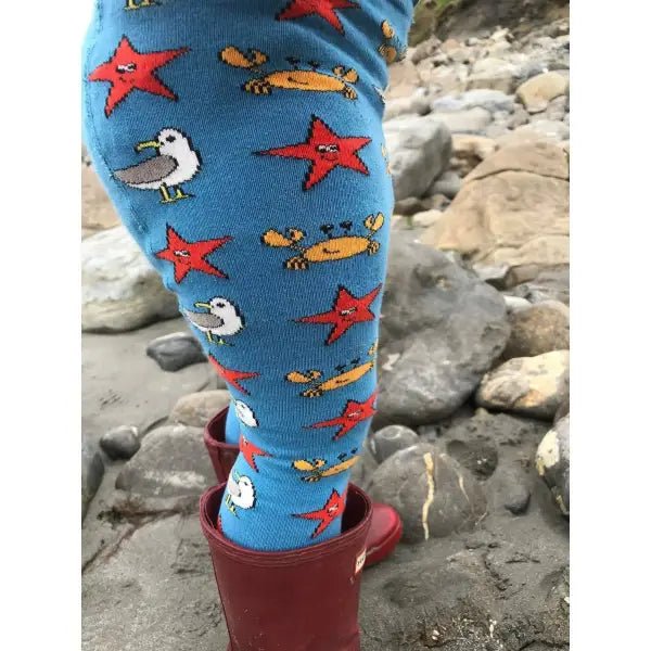 Slugs & Snails Organic Seaside Kids Tights - Tights