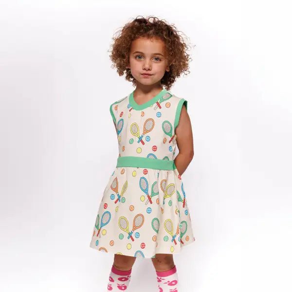 Smafolk Sleeveless Marshmallow Racket Dress - Dresses