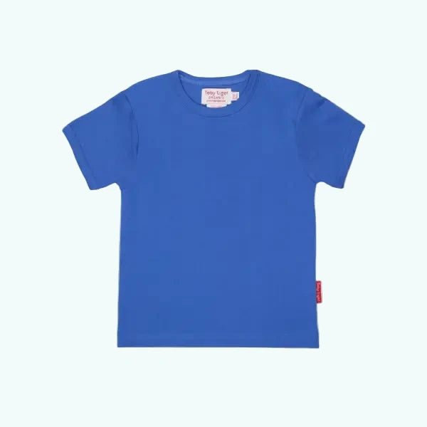 Toby Tiger Organic Blue T-Shirt - T-shirts