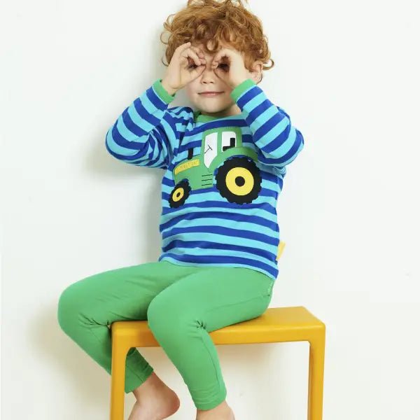 Toby Tiger Organic Green Leggings - Leggings