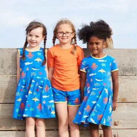 Toby Tiger Organic Orange T-Shirt - T-shirts