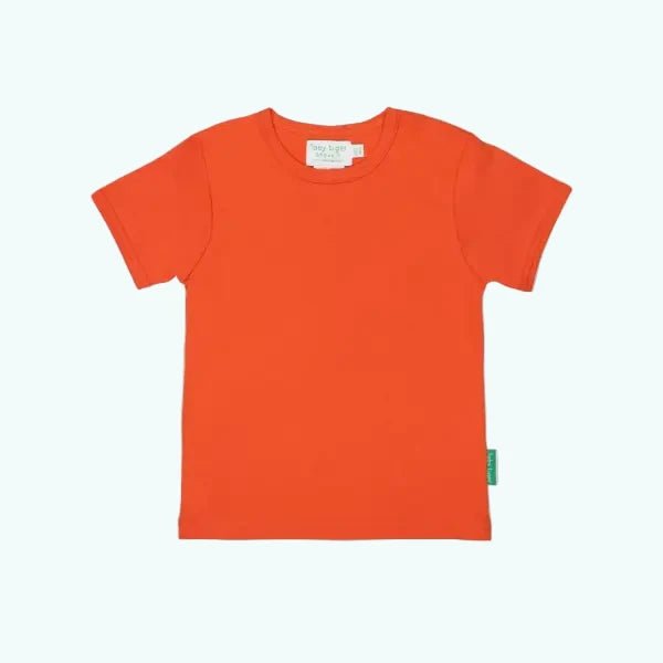 Toby Tiger Organic Orange T-Shirt - T-shirts