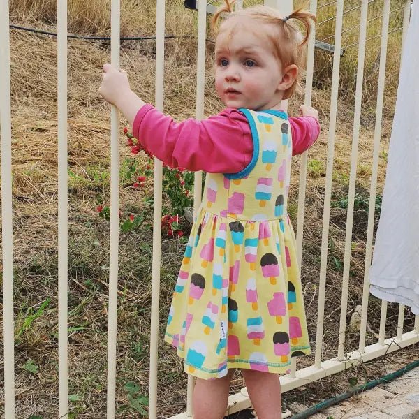 Toby Tiger Organic Pink Long sleeve T-Shirt - T-shirts