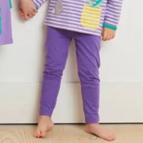 Toby Tiger Organic Purple Leggings - Leggings