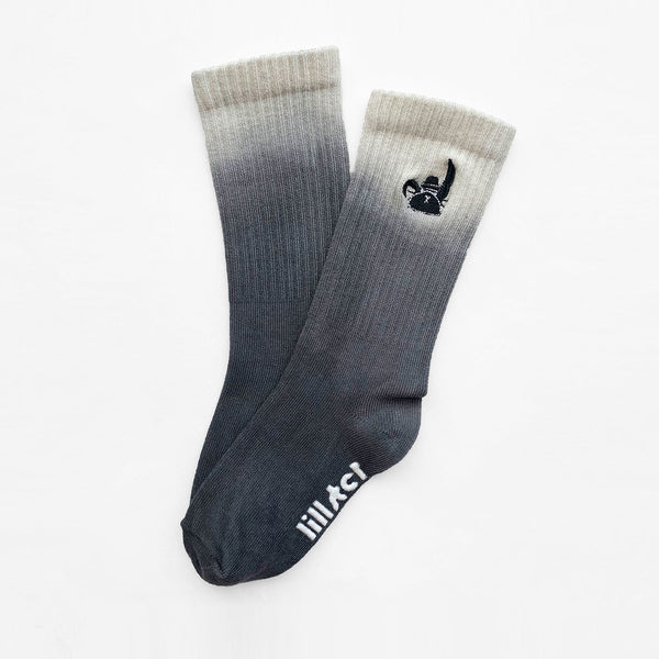 Lillster Jippie Socks - Silver Dip Dye