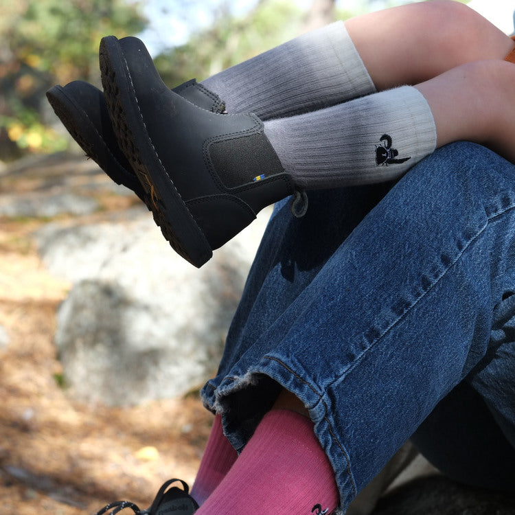 Lillster Jippie Socks - Silver Dip Dye