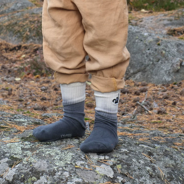 Lillster Jippie Socks - Silver Dip Dye
