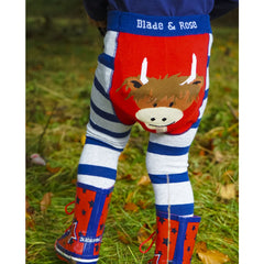 Blade & Rose Footless Tights - Hamish The Highland Cow