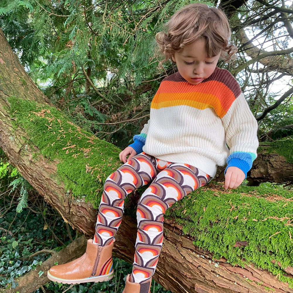 Slugs & Snails Organic Children's Tights - Rise Up!