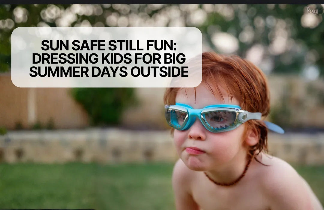 Kid wearing cool goggles