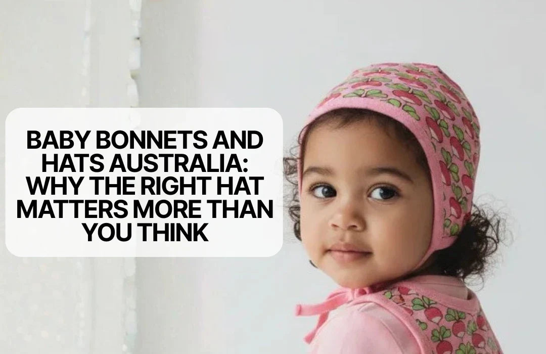 Girl wearing DUNS Sweden Bonnet