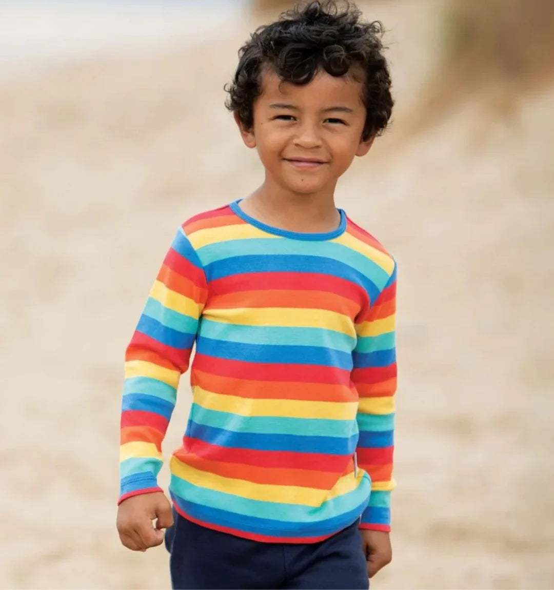 Bright organic tops for kids
