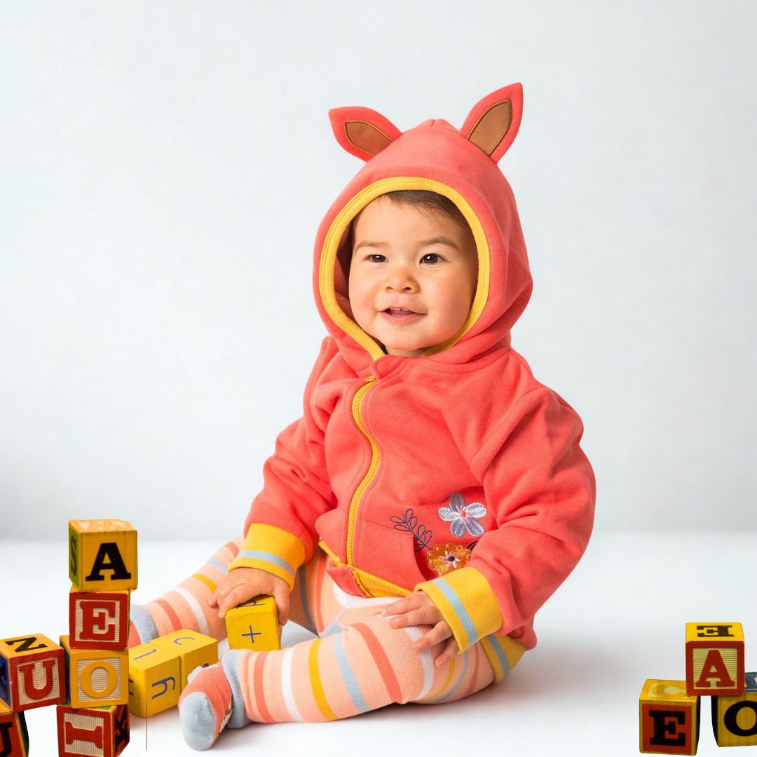 Toddler in cute outfit