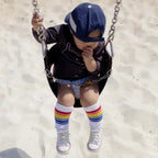 Pride Socks Toddler Rainbow Striped Tubes - Socks