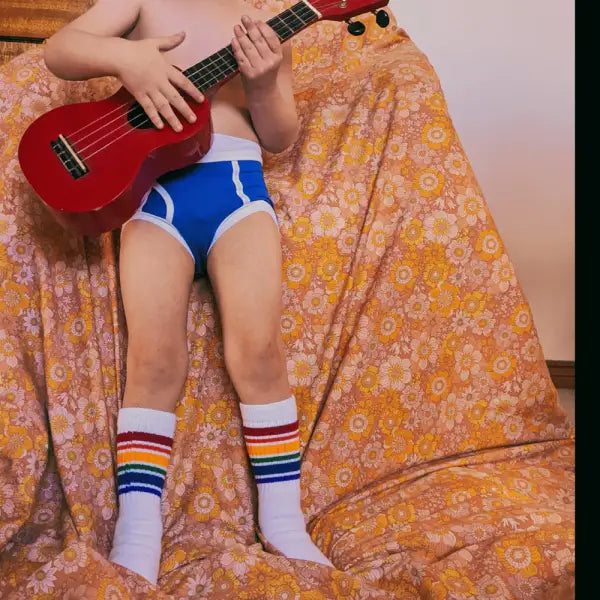 Pride Socks Toddler Rainbow Striped Tubes - Socks