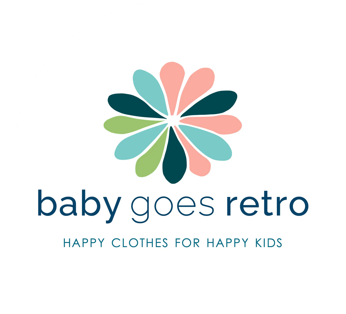 Baby goes retro footer logo