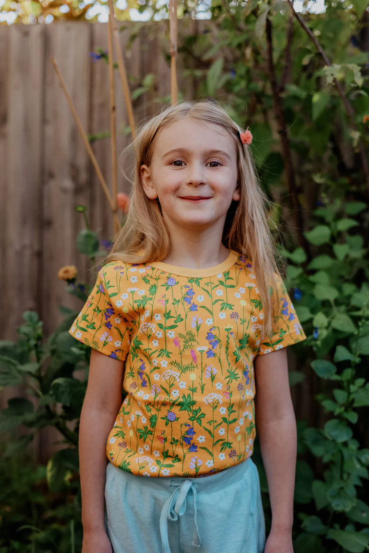Duns Sweden Organic Kids Tee – Wild Flower Design Duns Sweden T-shirts