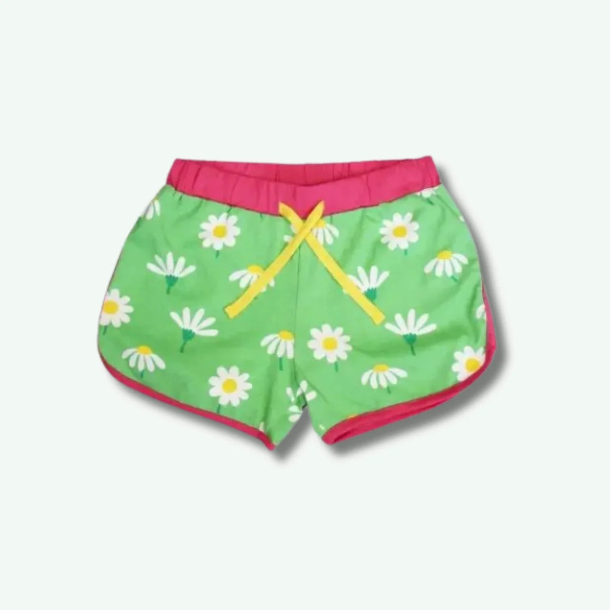 Toby Tiger Organic Daisy Print Shorts - Baby goes Retro
