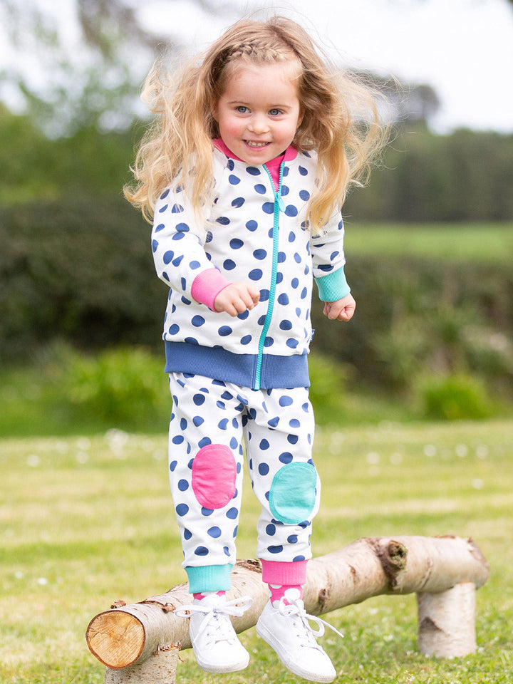 Kite Organic Big Spot Zippy Jacket Kite Zip up Jackets