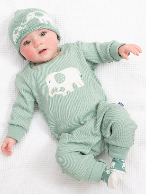 Kite Organic Ele & Me Waffle Romper Kite Rompers