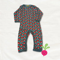 DUNS Sweden Radish Bistro Green Long Sleeve Suit - Baby goes Retro