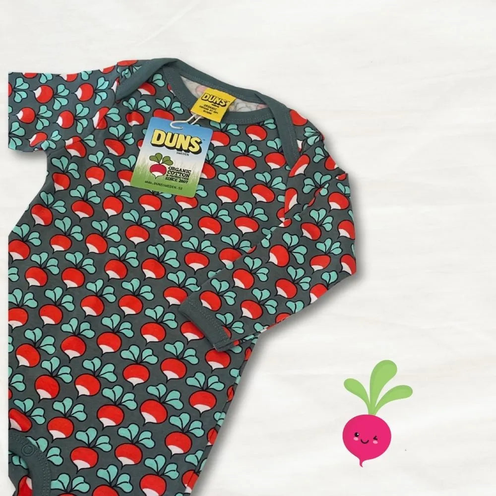 DUNS Sweden Radish Bistro Green Long Sleeve Suit - Baby goes Retro